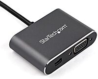 StarTech.com USB C Multiport Video Adapter - USB-C to 4K 60Hz Mini DisplayPort 1.2 or 1080p VGA Monitor Adapter