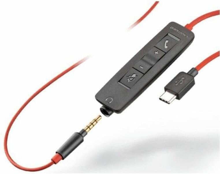 Poly Blackwire C3220 Headset - Stereo - USB Type C - Wired - 32 Ohm - 20 Hz - 20 kHz - Over-The-Head