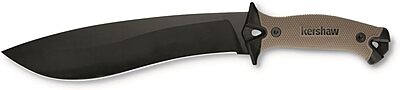 KERSHAW Camp 10 Machete, Fixed Blade Knife with Sheath