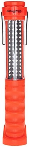 Nightstick NSR-2492 Multi-Purpose Dual-Light Work Light Rechargeable, Red,Small