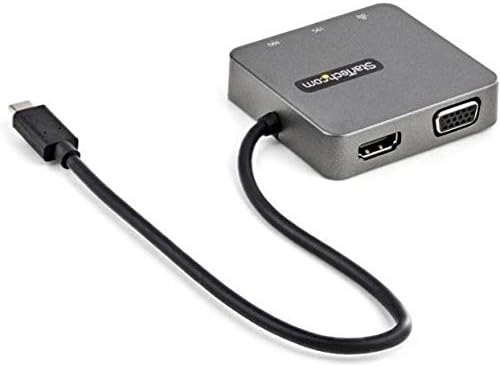 StarTech.com USB-C Multiport Adapter - USB 3.1 Gen 2 Type-C Mini Dock - USB-C to 4K HDMI or 1080p VGA Video