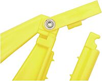 Boardwalk Quick-Change Side-Latch Mop-Head Handle, Yellow