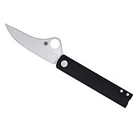 Spyderco Essenza Sleek and Elegant Folding Knife - N690Co Steel Blade with Aluminum Handle, LinerLock, PlainEdge - C272ALBKP