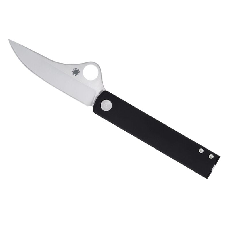 Spyderco Essenza Sleek and Elegant Folding Knife - N690Co Steel Blade with Aluminum Handle, LinerLock, PlainEdge - C272ALBKP
