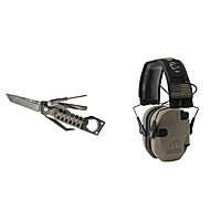 Real Avid 19-in-1 Pistol Tool and Walker's Razor Slim Electronic Ear Protection Bundle Pistol Tool + Ear Protection