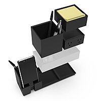 BOSTITCH Konnect Stackable Desk Organizer and Power Station