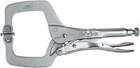 IRWIN VISE-GRIP Original Locking C-Clamp with Swivel Pads, 11", 20 11" Regular C-Clamp