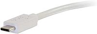 C2G/Cables To Go 29472 USB 3.1 USB-C to VGA Video Adapter - White (TAA Compliant)