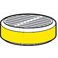 Moldex 8000 Series Organic Vapor/Acid Gas Cartridge, Yellow