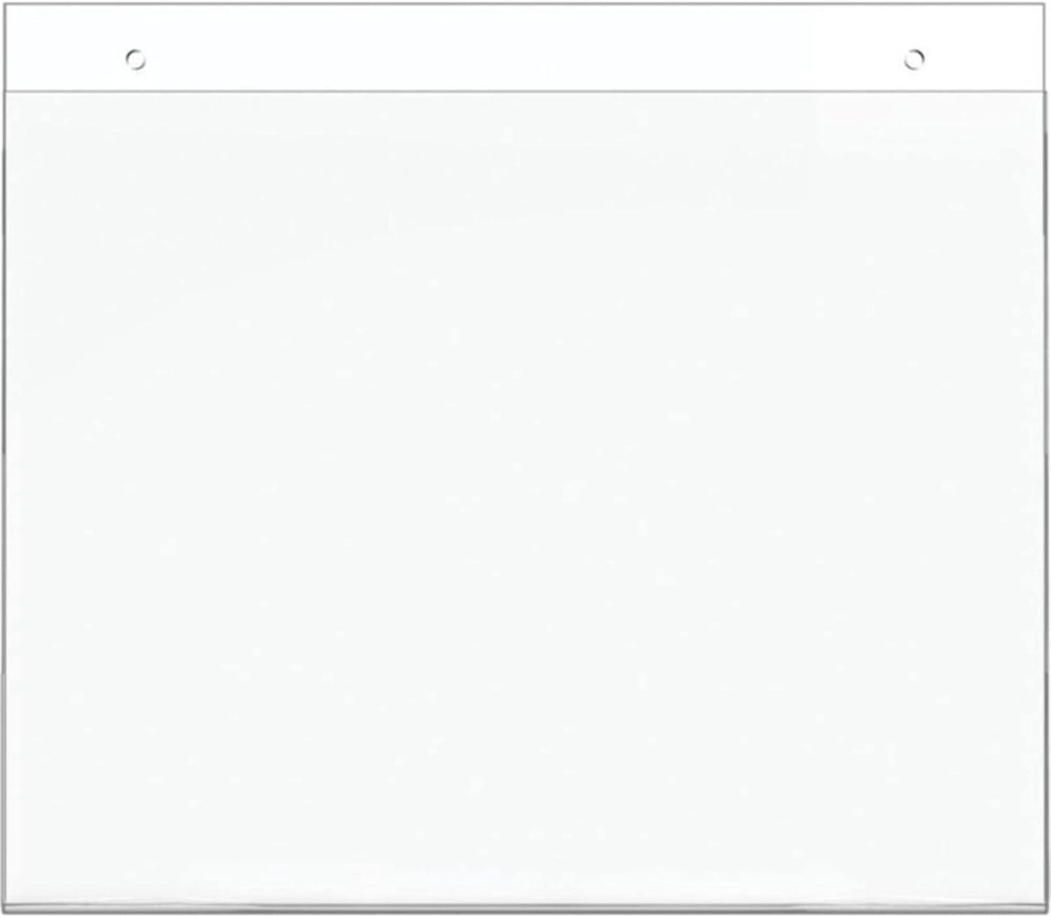 Office Depot Brand Wall Sign Holder, Horizontal, 8-1/2inH x 11inW, Clear