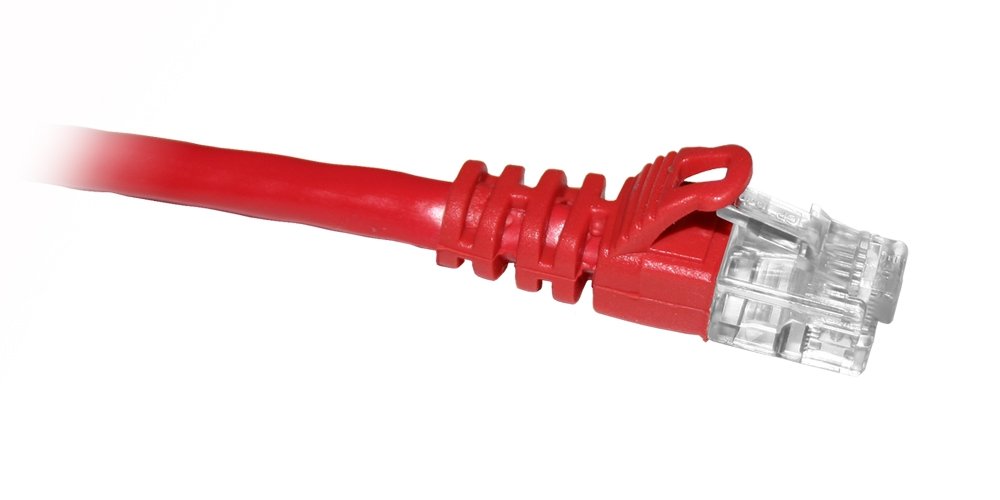 ENET CAT6 RED 6 INCH PATCH CABLE WITH SNAGLESS MOLDED BOOT (UTP) HIGH-QUALITY NE