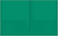Office Depot® Brand 2-Pocket Folders Without Fasteners, Green, Pack of 25
