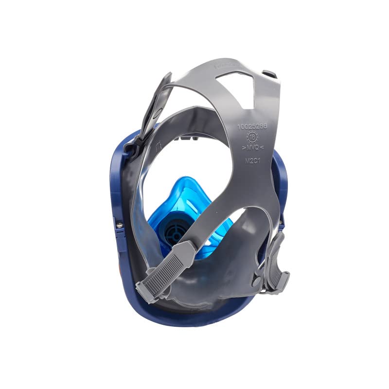 MSA 10028995 Advantage 3200 Series Full-Facepiece Respirator - Size: Medium, Harness Style: Rubber, Twin-Port