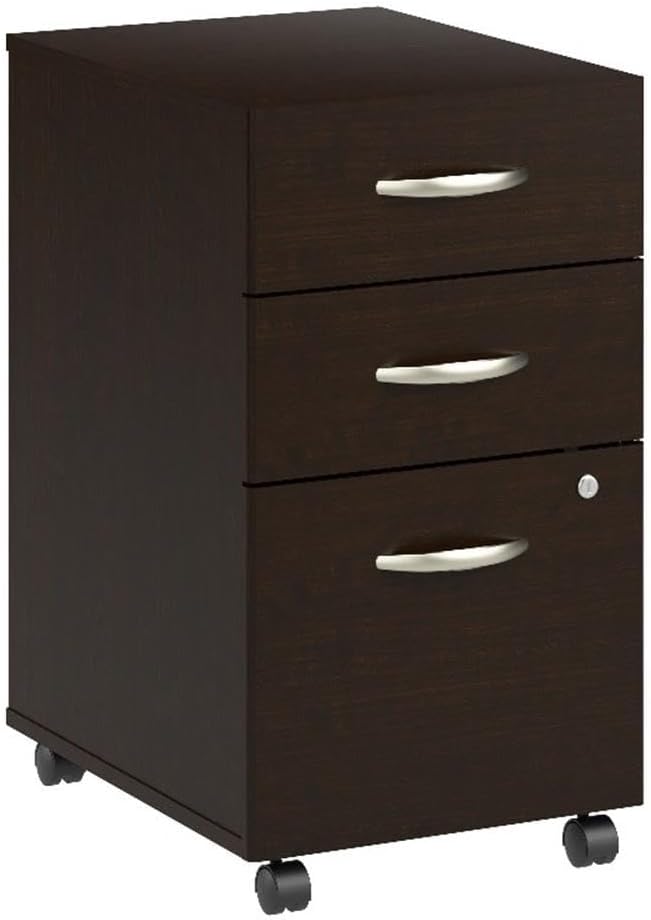Bush Business Furniture Arrive 3 Drawer Mobile File Cabinet