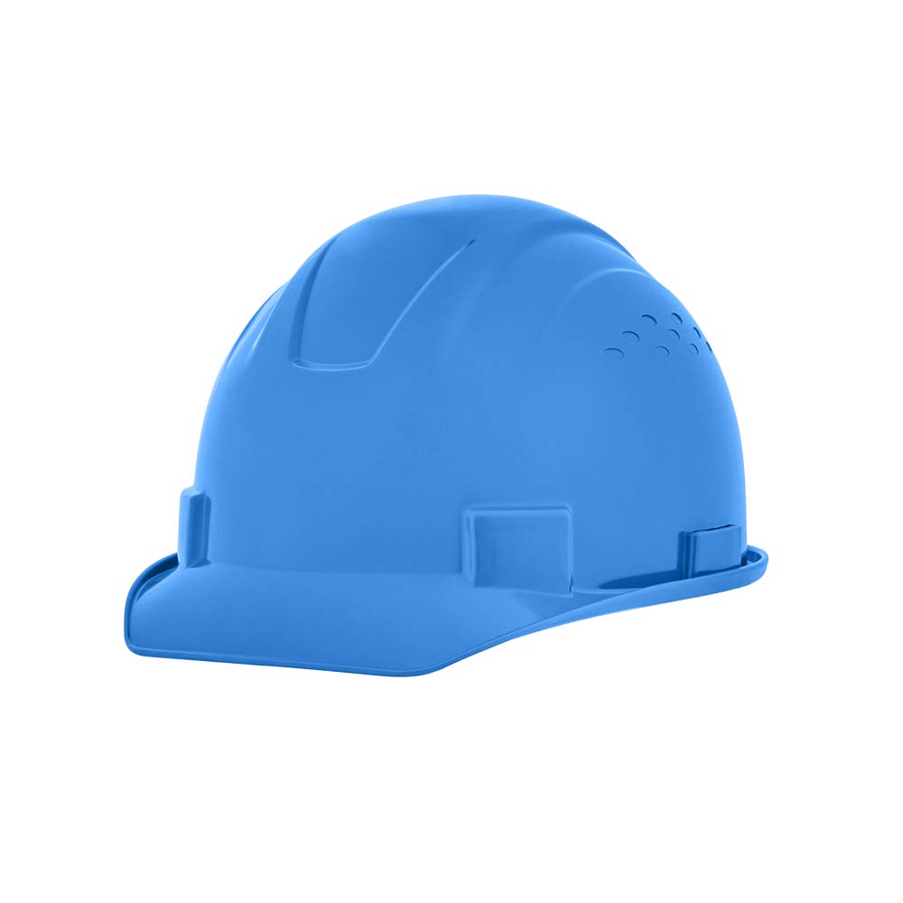 Jackson Safety Advantage Front Brim Hard Hat, Non-Vented, 4-pt. Ratchet Suspension, Blue, 20202
