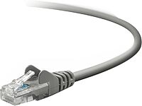 Belkin A3L791 6-Foot CAT 5e Crossover Patch Cable (Gray)