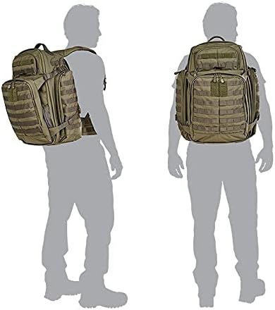 5.11 Tactical Backpack, RUSH 72 2.0 Military Survival Molle Back Pack with Laptop Compartment, Large, 55L, Multicam