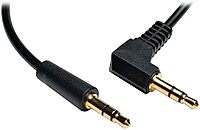 TRIPP LITE 3.5mm Mini Stereo Audio Cable with One Right Angle Plug