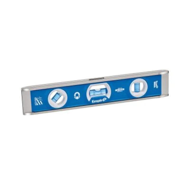 EMPIRE LEVEL EM70.10 10" TRUBLU Torpedo Level - Blue, Aluminum, Magnetic