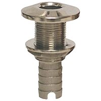 GROCO Stainless Steel Hose Barb Thru-Hull Fitting - 1"