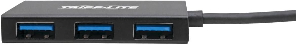 Tripp Lite Gen 1 USB-C Hub, Portable USB-C to USB-A Splitter for Charging and Data Transfer, Thunderbolt 3, 5 Gbps, 1.5