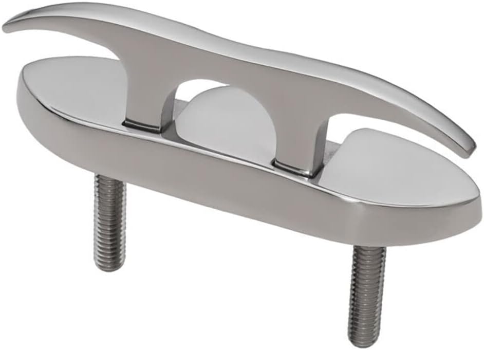 Whitecap Folding Cleat - Stainless Steel Studded - 4-1/2"