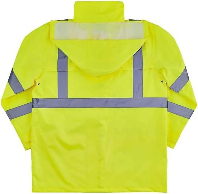 Ergodyne GloWear 8366 Lightweight Type R Class 3 High-Visibility Rain Jacket
