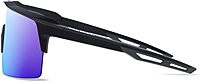 WARBIRD Ghost Wolf Polarized Mono-Shield Safety Sunglasses