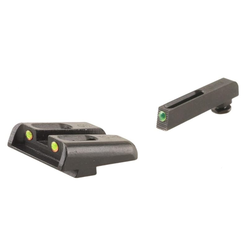 TRUGLO TFO Tritium & Fiber-Optic Glock Sight Set
