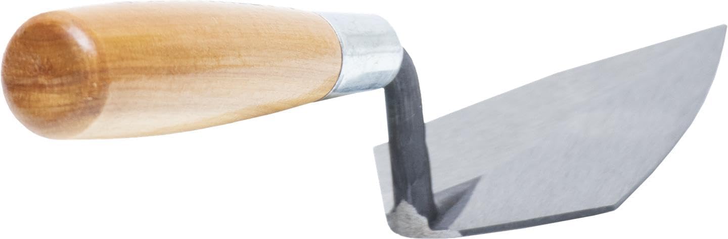 MARSHALLTOWN Pointing Trowel, 5 x 2 1/2 Inch Inch Blade, Philadelphia Pattern, Single Piece High Carbon Steel, Wooden Handle