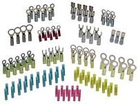 Ancor 220003 Marine Grade Electrical Premium Nylon Insulated Double Crimp Funnel Entry Connector Kit (18 to 10-Gauge