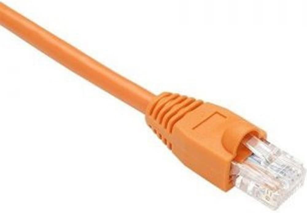 Unirise, USA Unirise USA Cat.6 Patch Cable 9 ft - 1 x RJ-45 Male Network - 1 x RJ-45 Male Network - Orange PC6-09F-ORG-S
