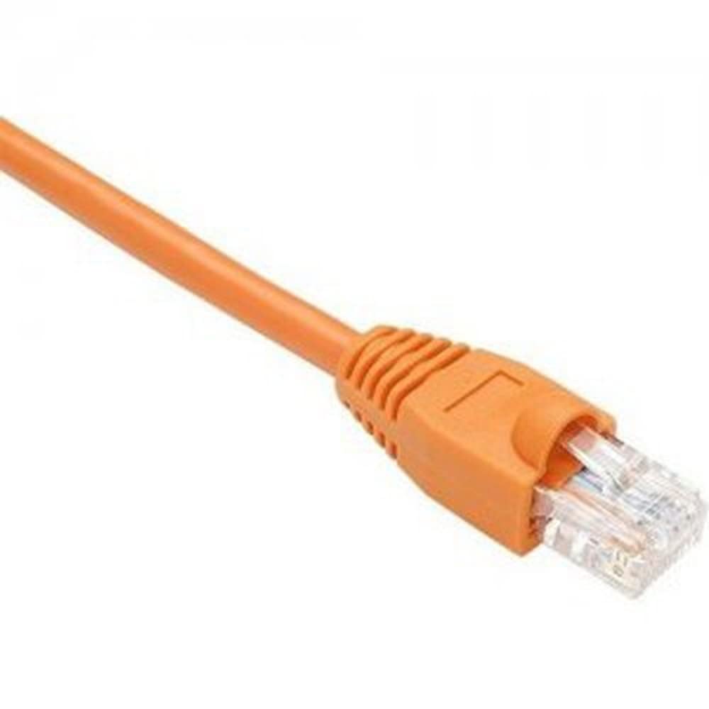 Unirise, USA Unirise USA Cat.6 Patch Cable 9 ft - 1 x RJ-45 Male Network - 1 x RJ-45 Male Network - Orange PC6-09F-ORG-S