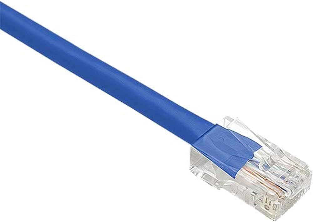 Unirise USA LLC Cat6 Gigabit Ethernet Patch Cable Utp Blue Snagless 10ft