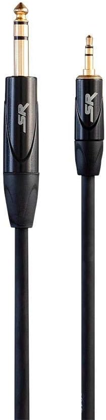 STAGE RIGHT BY MONOPRICE ON TOUR CABLES - 1/4IN TRS MALE CONNECTOR TO 1/8IN TRS 6 Feet