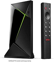 NVIDIA SHIELD Android TV Pro Streaming Media Player; 4K HDR movies, live sports, Dolby Vision-Atmos, AI-enhanced upscaling, GeForce NOW cloud gaming, Google Assistant Built-In, Works with Alexa