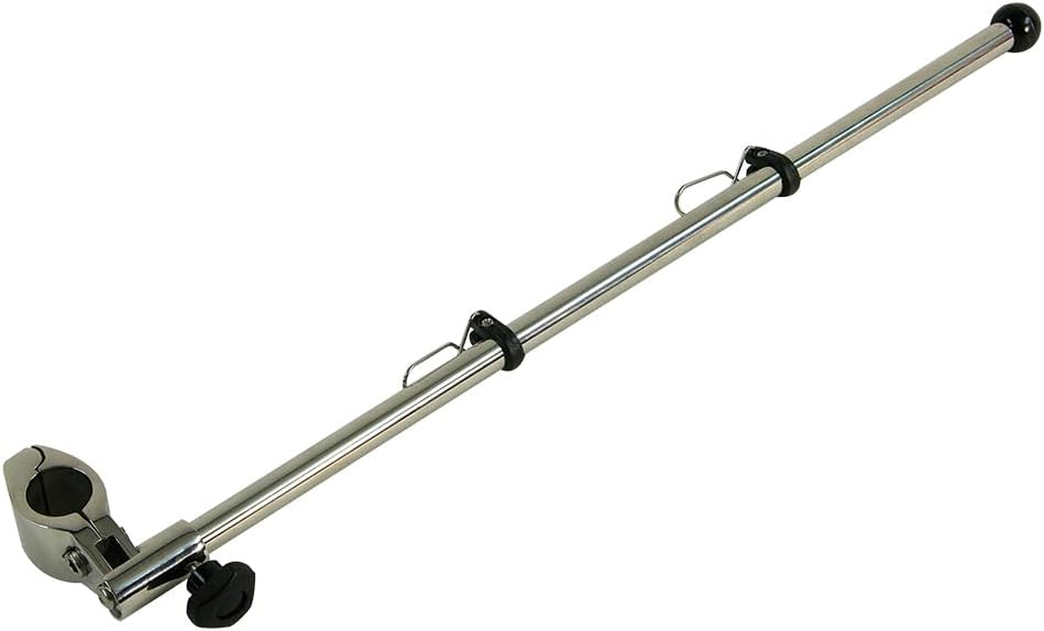 Whitecap Clamp-On Flag Pole - 1/2" Diameter Stainless Steel Clamp & Pole