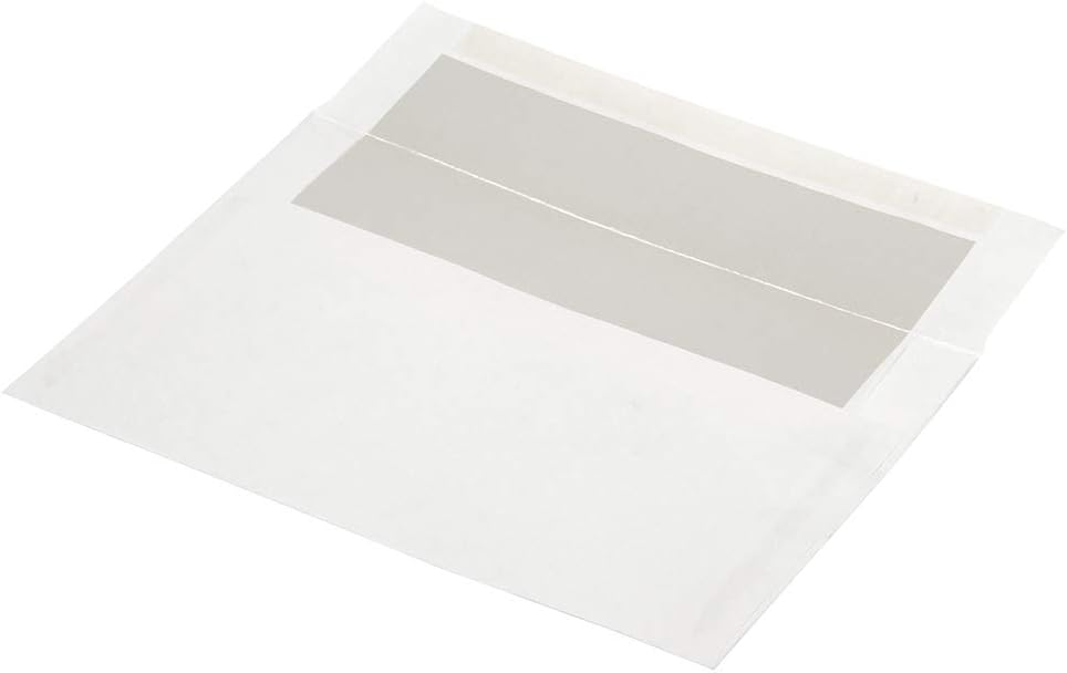 JAM PAPER A9 Foil Lined Invitation Envelopes - 5 3/4 x 8 3/4 - White with Ivory Foil - 25/Pack