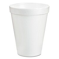 DART Container DCC8J8CT 8 oz Insulated Foam Drinking Cups, White - 1000 Count