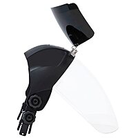 SELLSTROM Safety Face Shield with Universal Hard Hat Slot Adapter, Clear Anti-Fog Polycarbonate