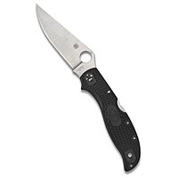 SPYDERCO Stretch 2 XL Lightweight Pocket Knife with 3.43\" VG-10 Blade and Black FRN Handle