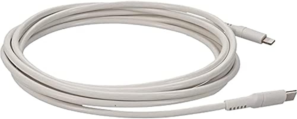 AddOn 3.0m (9.8ft) USB 3.1 Type (C) Male to Lightning Male Sync and Charge White Cable