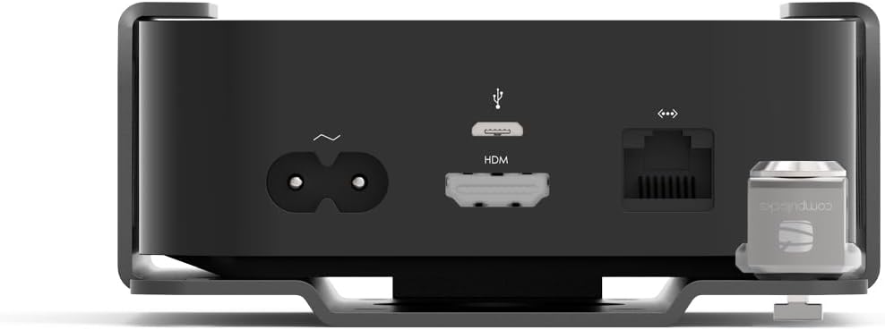 Compulocks Apple TV Security Mount for 4th Gen & 4K (1st-2nd Gen, 2018-2021) - Secure Mount Bracket with Cable Management
