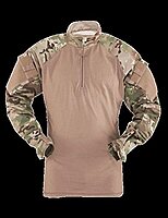TRU-SPEC T.R.U. 1/4 Zip Combat Shirt, Men's Tactical Long Sleeve