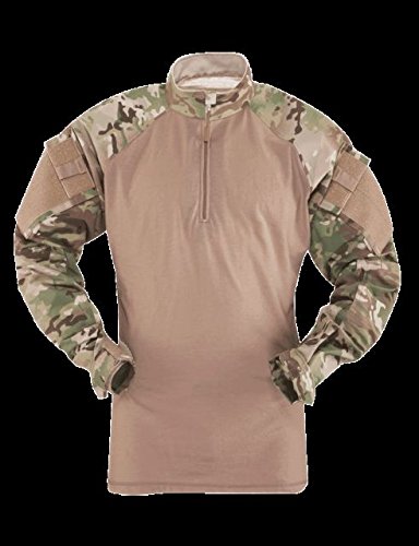 TRU-SPEC T.R.U. 1/4 Zip Combat Shirt, Men's Tactical Long Sleeve