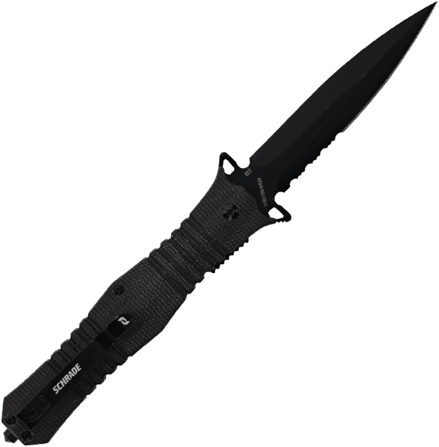 Schrade Beta Class 8.8in Infiltrate Folder with 3.75in D2 Steel Blade and a G10 Handle for EDC, Work and Service