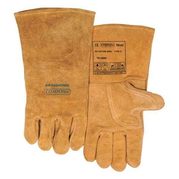 BEST WELDS 902-10-2000-XXL - COMFOflex Premium Leather Welding Gloves, Leather, XX-Large, Buck Tan