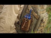 5.11 Tactical Unisex Radio Pouch, N500D Body, Lightweight, Style 58718, Black