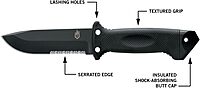 Gerber Gear LMF II Infantry Fixed-Blade Knife with MOLLE-Compatible Sheath