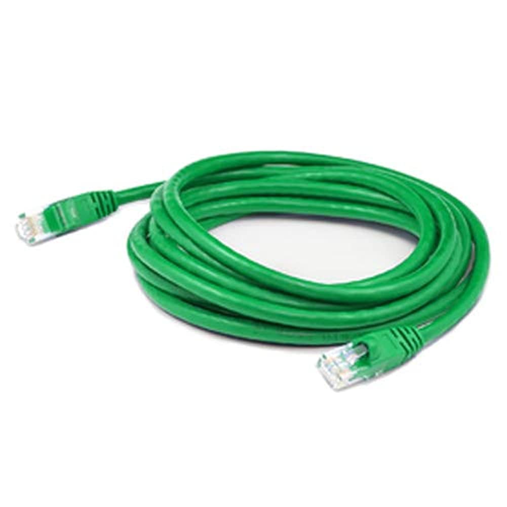 Addon 10ft RJ-45 (Male) to RJ-45 (Male) Straight Green Cat6 Utp PVC Copper Patch Cable